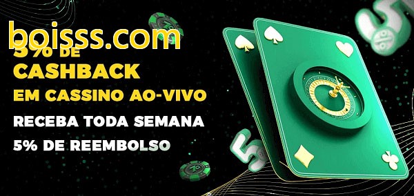 Promoções do cassino ao Vivo boisss.com